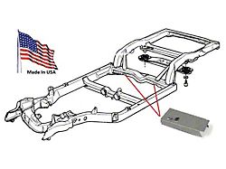 Corvette - 75-82 Rear Cross member Lower repair section 7 LH