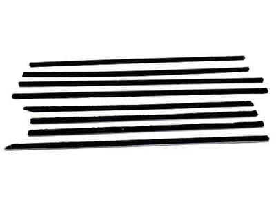 1963-65 Falcon-Comet 2 Dr.HT Belt 8-Piece Weatherstrip Kit For Doors & Rear Quarter Windows