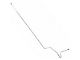 1963 Ford Thunderbird Stainless Steel Front to Rear Brake Line, All Models