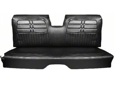 1963 Impala Standard / Super Sport Ht Rear Bench Black T&I