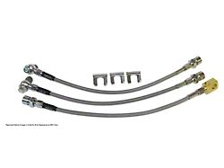 1964-1965 Buick Skylark/GS Stainless Flex Brake Hose Kit, Front Drum / Rear Drum, 9pc