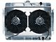 1964-1965 Chevelle / Malibu Cold Case Performance Aluminum Radiator & Dual 12 Fan Kit, Big 2 Row, V8 With Standard Transmission