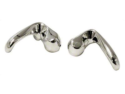 1964-1965 Chevelle Vent Window Handles, Chrome, 2-Door Coupe & Convertible,Pair