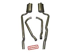 1964-1965 Corvette Exhaust Kit Aluminized 2.5 Off Road Small Block