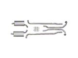 1964-1965 Corvette Exhaust System Small Block 250hp Aluminized 2 With Automatic Transmission