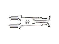 1964-1965 Corvette Exhaust System Small Block 250hp Aluminized 2 With Automatic Transmission