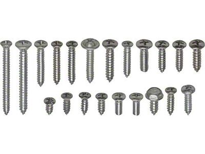 1964-1965 Ford Thunderbird Interior Screw Kit, Convertible