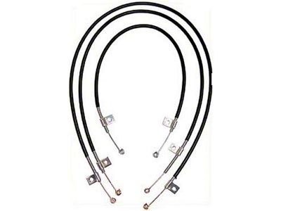 1964-1966 Chevy-GMC Truck Heater Control Cables, Deluxe, Without AC