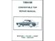 Convertible Top Repair Manual (Covers full size Ford & Mercury, Mustang, Falcon & Comet)