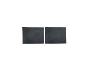 1964-1966 Ford Thunderbird Rear Bumper Splash Panels, Rubber, Coupe