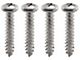 1964-1966 Mustang Arm Rest Base to Door Panel Screw Set, 4 Pieces