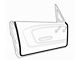 1964-1966 Mustang Door Seals, Pair