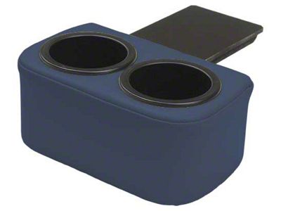 1964-1966 Mustang Plug and Chug Ash Tray Drink Holder, Dark Blue