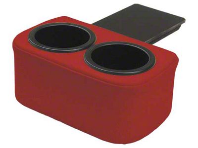 1964-1966 Mustang Plug and Chug Ash Tray Drink Holder, Red