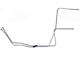 1964-1966 Pontiac GTO /Tempest /LeMans Power Glide 3/8 Transmission Cooler Lines 2pc, Stainless Steel