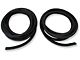 1964-1967 Chevelle Door Jamb Windlace, 2-Door Coupe & Convertible, Black