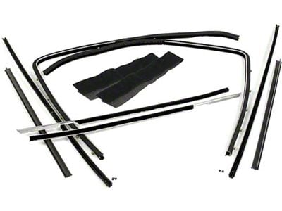 1964-1967 Door Window Seal Kit, Coupe (Sting Ray Sports Coupe)