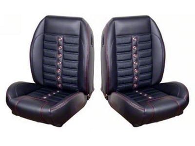 1964-1967 Mustang TMI Sport X Vinyl Front Seat Cover Set (Front Seats Only)