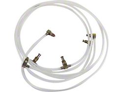 Top Hose Set/ White Or Clear Hose With Fittings