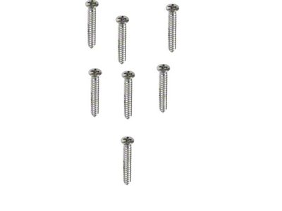 1964-1970 Mustang Upper Dash Pad Trim Screw Set, 7 Pieces