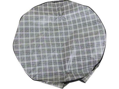 1964-1973 Mustang 13 Spare Tire Cover with Plaid Pattern