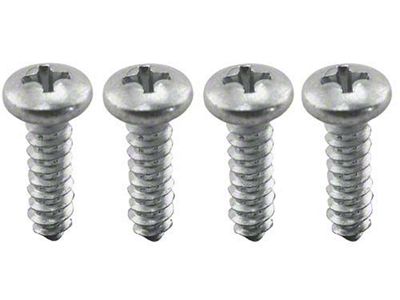 1964-1973 Mustang Accessory Door Sill Plate Screw Set, 4 Pieces