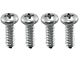 1964-1973 Mustang Accessory Door Sill Plate Screw Set, 4 Pieces