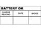 1964-1973 Mustang Battery Test OK Decal