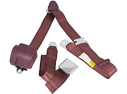 1964-1973 Mustang RetroBelt 3-Point Seat Belt Set, Burgundy