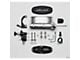 1964-1983 Chevelle Wilwood Master Cylinder Kit, Tandem, Ball Burnished Aluminum, with Bracket & Valve, 15/16 Bore