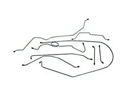 1964-66 Chevy-GMC Truck Brake Line Kit Long Bed