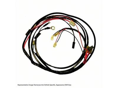 1964 Chevy Truck Engine Wiring Harness, HEI, V8 With Warning Lights