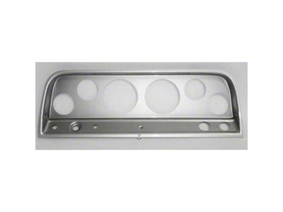 1964 Chevy Truck Instrument Panel, Six Hole Without Gauges, Brushed Aluminum Finish