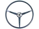 1964 Mustang 3-Spoke Steering Wheel for Cars with Generator, Blue