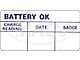 1964 Mustang Battery Test OK Decal