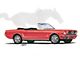 1964 Mustang Convertible Limited Edition Print, Red