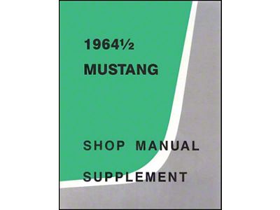 1964 Mustang Shop Manual Supplement, 44 Pages