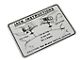 1964 Pontiac GTO Jack Instruction Decal 1pc