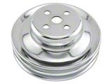 1965-1966 Fairlane Water Pump Pulley - Double Groove - Chrome