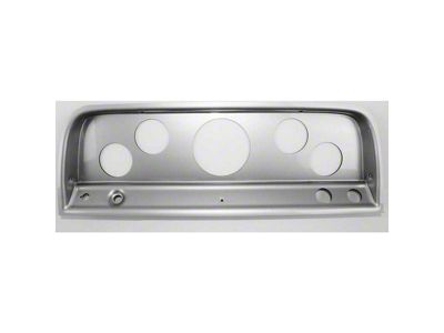 1965-1966 Chevy Truck Instrument Panel, Five Hole Without Gauges, Brushed Aluminum Finish