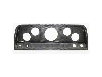 1965-1966 Chevy Truck Instrument Panel, Five Hole Without Gauges, Carbon Fiber Finish