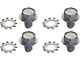 65-66 Caliper Anti-Rattle Bolts & Washers, 8 Pc