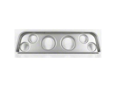 1965-1966 GMC Truck Instrument Panel Without Gauges, Brushed Aluminum Finish