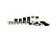 1965-1966 Mustang Brake and Fuel Line Clip Set, 170/200 6-Cylinder