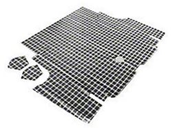 1965-1966 Mustang Fastback Plaid Trunk Mat