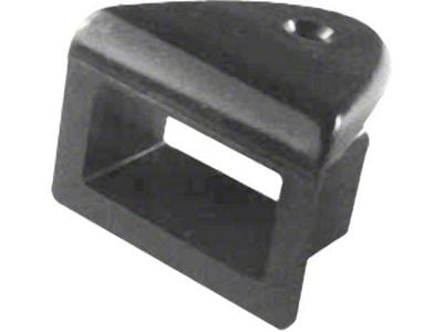 1965-1966 Mustang Fastback Rear Seat Catch, Black Plastic