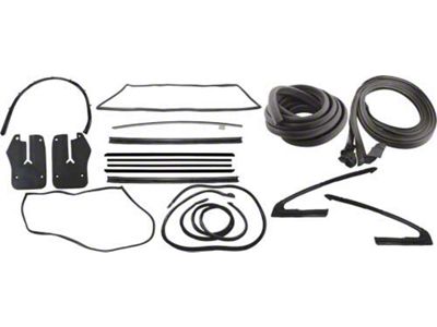 Weatherstrip Kit/ 65-66 Mustang Fback/From 9-7-64