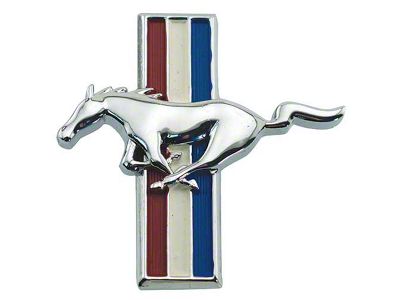 Scott Drake 1965-1966 Mustang Flat Glove Box Emblem