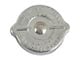 1965-1966 Mustang Power Steering Pump Cap without Dipstick, Zinc Plated