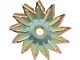 1965-1966 Ford Thunderbird Alternator Fan, Gold Zinc Dichromate, 13 Blades, Before 11/1/1969